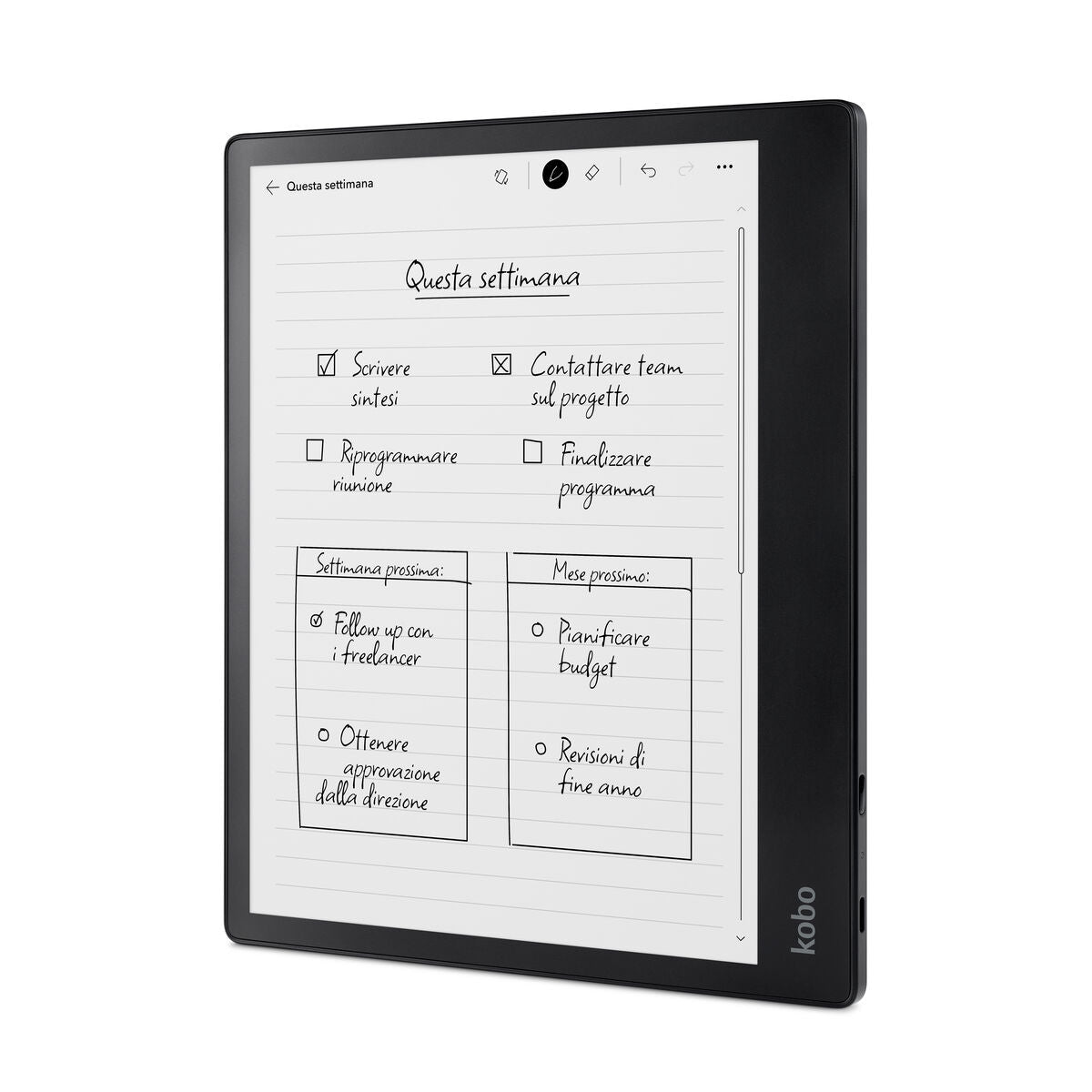 EBook Rakuten N605-KU-BK-K-BU Black 32 GB 10,3"