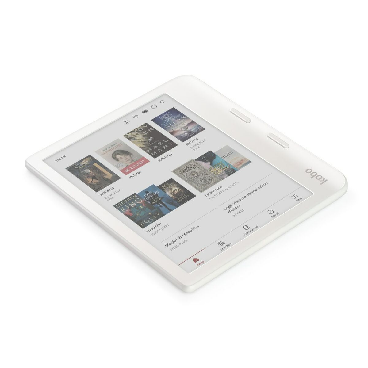 EBook Rakuten N428-KU-WH-K-CK White 32 GB 7"
