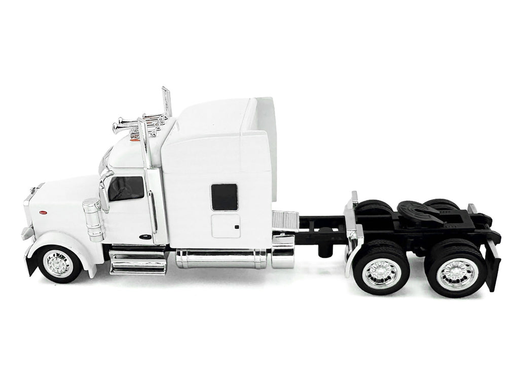 Kenworth W990 with Stand Up Sleeper Cab White 1/87 (HO) Plastic Model Car by HO Logistics