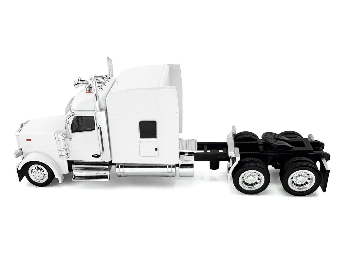 Kenworth W990 with Stand Up Sleeper Cab White 1/87 (HO) Plastic Model Car by HO Logistics